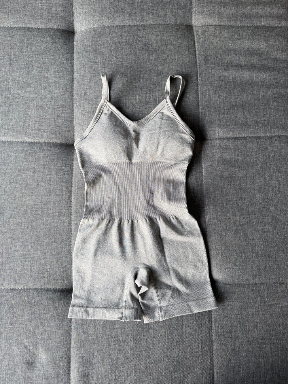 NEW Seamless Sculpting Romper - Light Gray